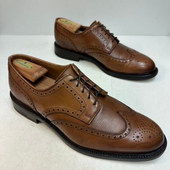 NEW HEELS Polo Ralph Lauren Brenton Wingtip Derby Goodyear Welt Made in Spain 12 main image 9